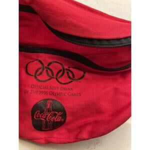 1996 McDonalds Coca Cola Olympic Games Red Fanny Pack